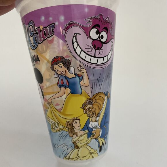 Walt Disney WORLD OF COLOR Cup Light Up Waves Tumbler California Adventure LOT 2 - Picture 10 of 14